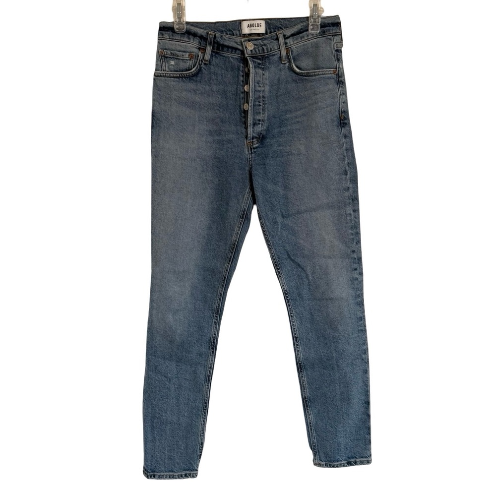 Agolde Revolve High Waist High Rise Nico Slim Jeans 28